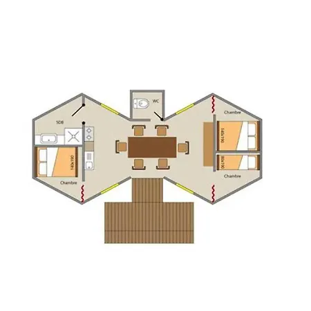 4 Etoiles - Parc Aquatique - Ccbahge Luxussátor Saint-Hilaire-de-Riez